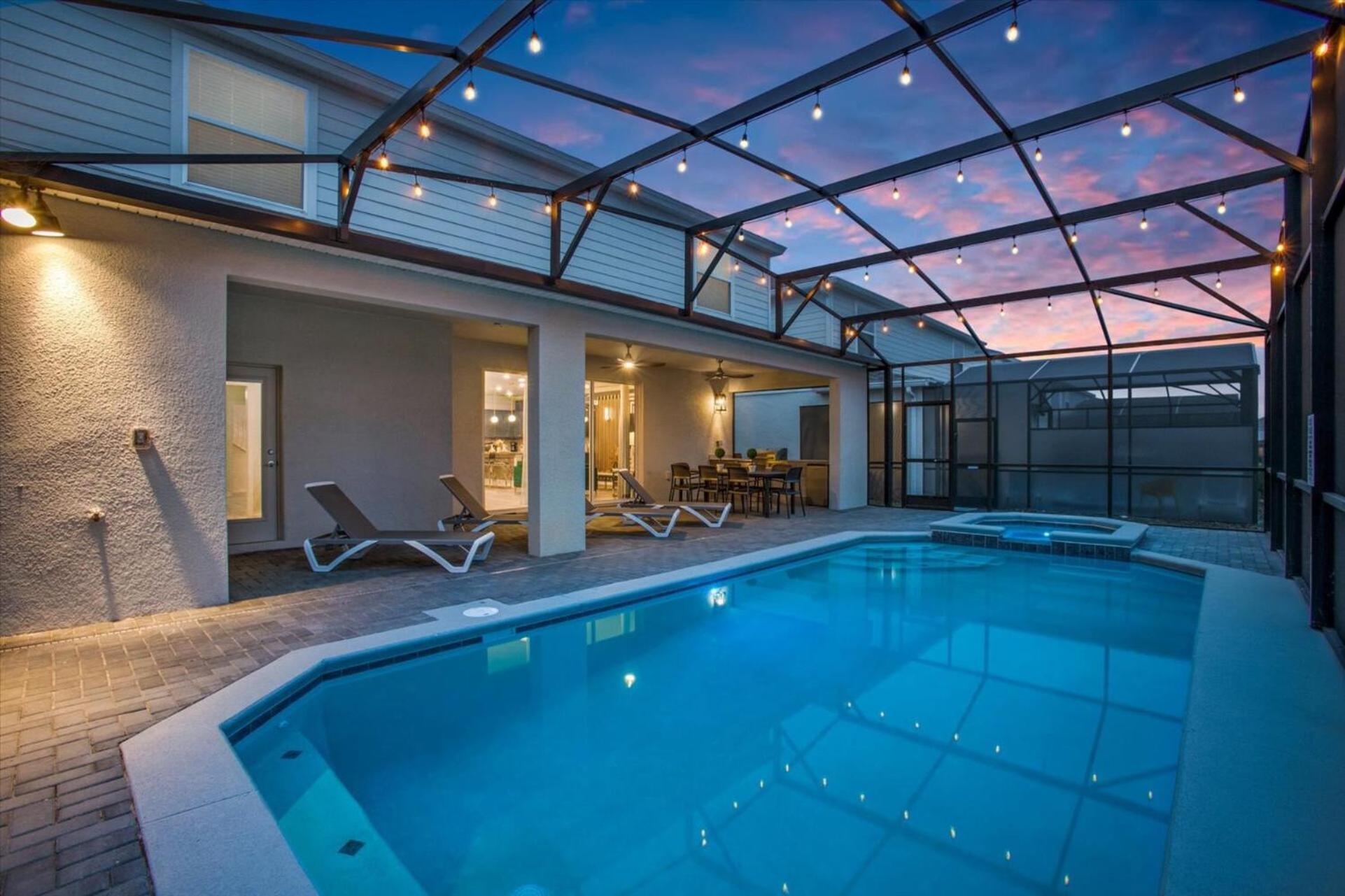 Orlando Villa 6463: Luxurious 10-Bedroom Retreat Давенпорт Экстерьер фото